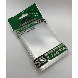 Premium Standard American Card Sleeves (57x89mm) 9903 -55 Pack, 100 Microns