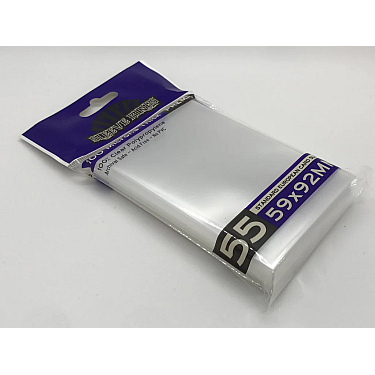 Premium Standard European Card Sleeves (59x92mm) 9904-55 Pack, 100 Microns