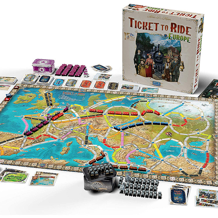 Ticket to Ride Europe:15th Anniversary Edition image