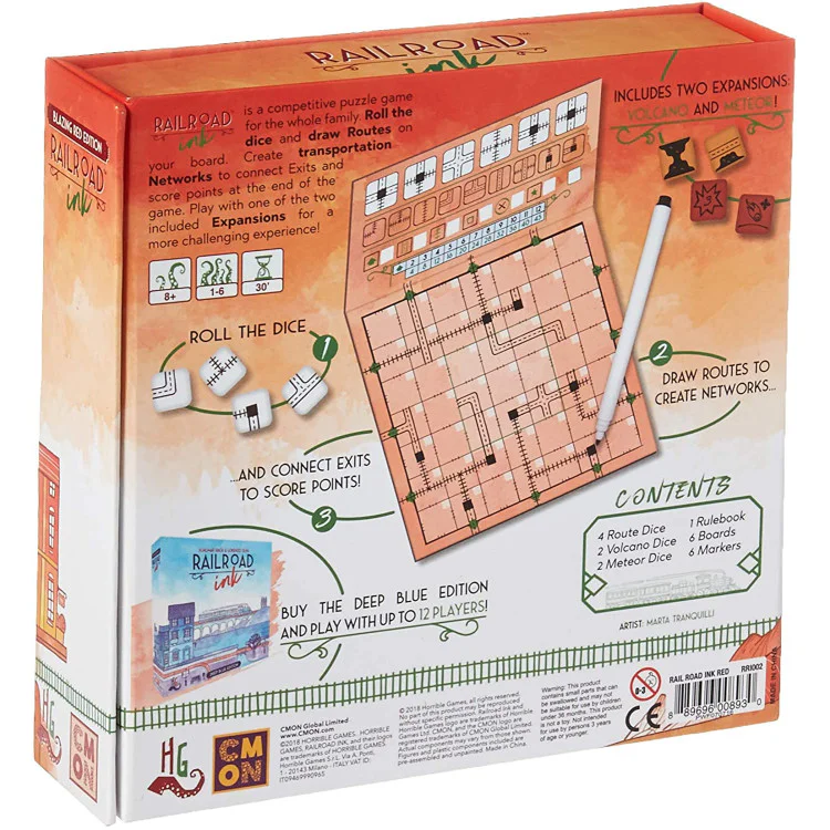 Railroad Ink: Blazing Red image