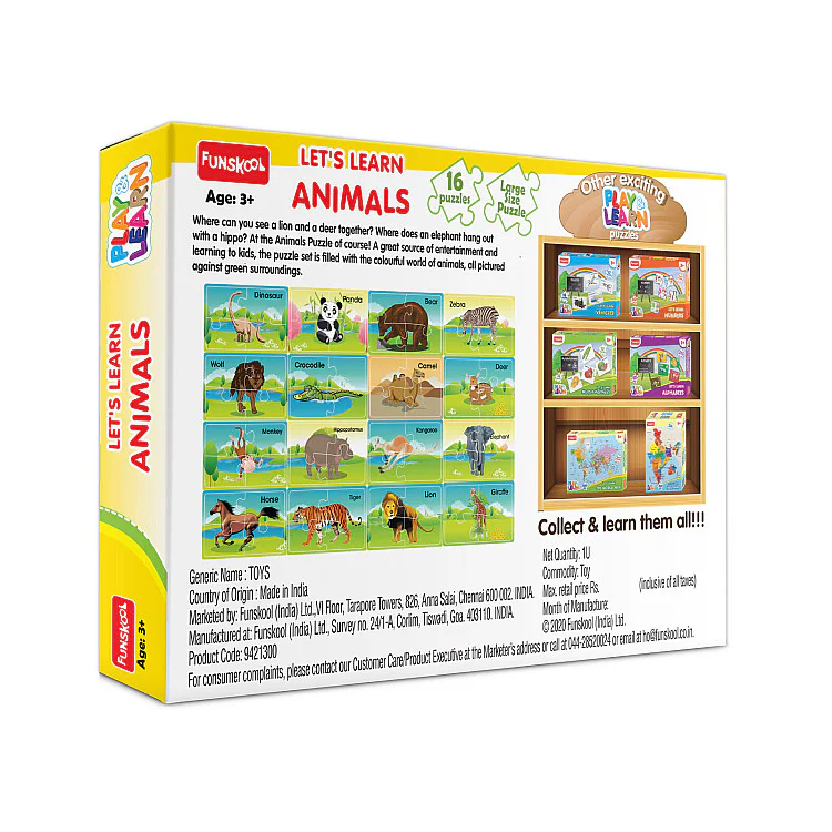 Let's Learn Animals Puzzle
