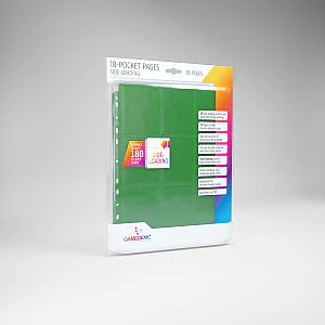 Gamegenic Sideloading 18-Pocket Pages 10 pcs pack