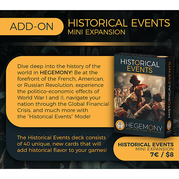 Showing image for Hegemony Historical Events Mini Expansion Hegemony Historical Events Mini Expansion image