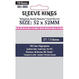 Sleeve Kings 8805 Kingdom Death Monster Card Sleeves (52 X 52mm) -110 Pack