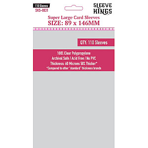 Sleeve Kings 8831 Super Large Sleeves (89x146mm) -110 Pack