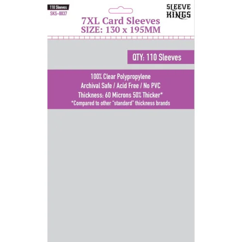 Sleeve Kings 8837 7XL Sleeves (130 x 195) - 110 Pack