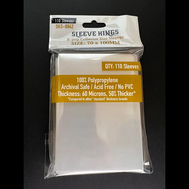 Sleeve Kings 8842 Kpop Collector Size (70 X 100 MM) 110 pack image