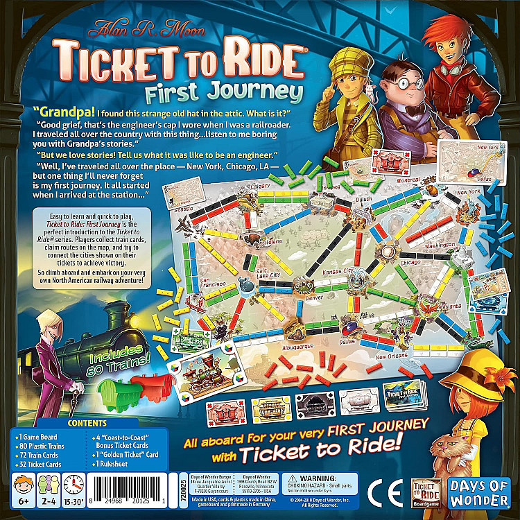 Ticket to Ride: First Journey without shrink wrap image