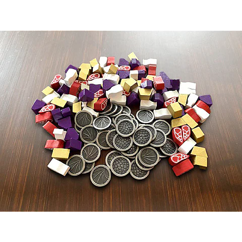 Wyrmspan Upgrade Pack (Metal Coins & Wooden Resources) image