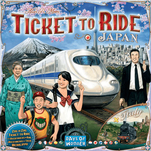 Showing image for Ticket to Ride Map Collection: Volume 7 – Japan & Italy Ticket to Ride Map Collection: Volume 7 – Japan & Italy On demand, Imported Games, All Products image