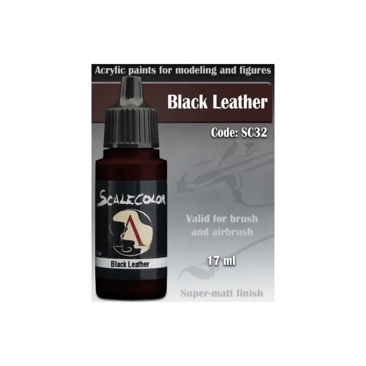 Scale Color Range SC32 BLACK LEATHER Paints, Scale Color Range, Imported Games, All Products image