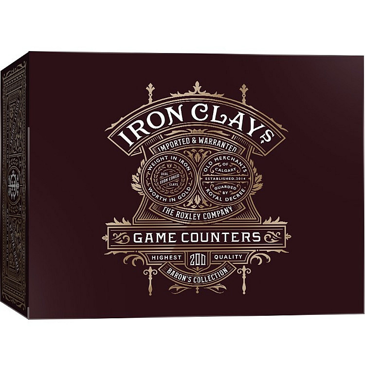 Iron Clays 200 chips Printed Box image