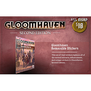 Gloomhaven: Second Edition - Removable Stickers