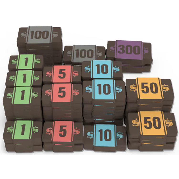 Speakeasy Wooden Money Tokens