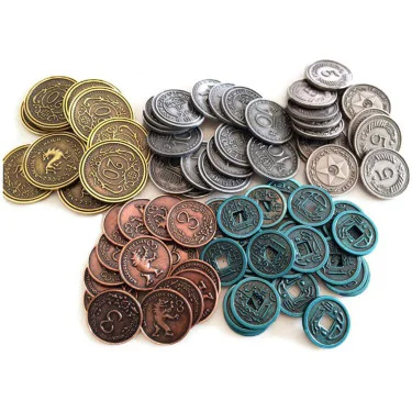 Scythe metal coins
