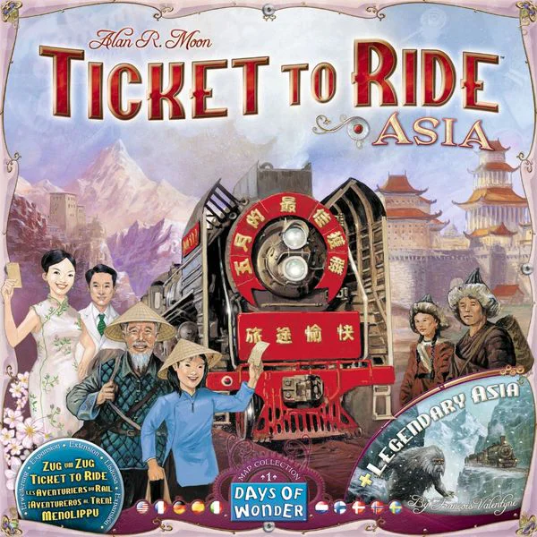 Showing image for Ticket to Ride Vol 01 - Asia Ticket to Ride Vol 01 - Asia image