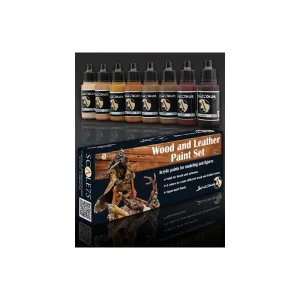 Scale 75 Wood and Leather Paint Set