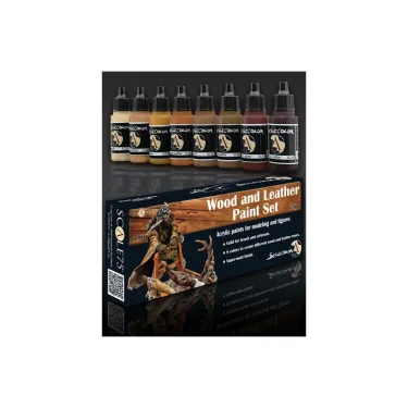 Scale 75 Wood and Leather Paint Set